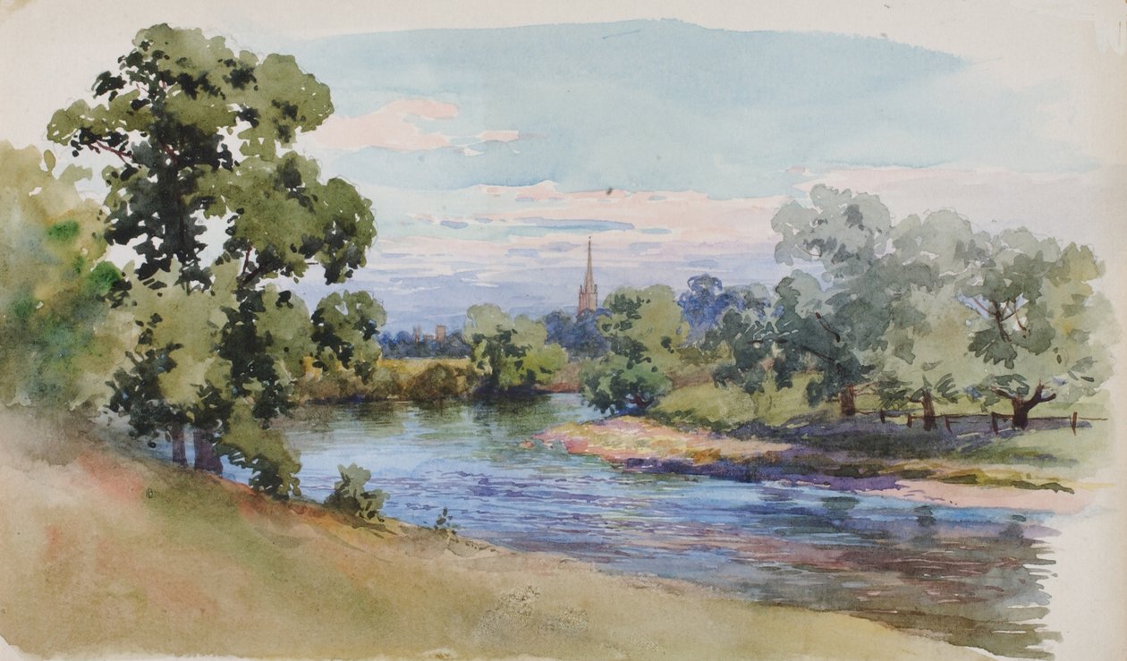 The Wye lähellä Rossia, 1899. tekijältä George Elbert Burr