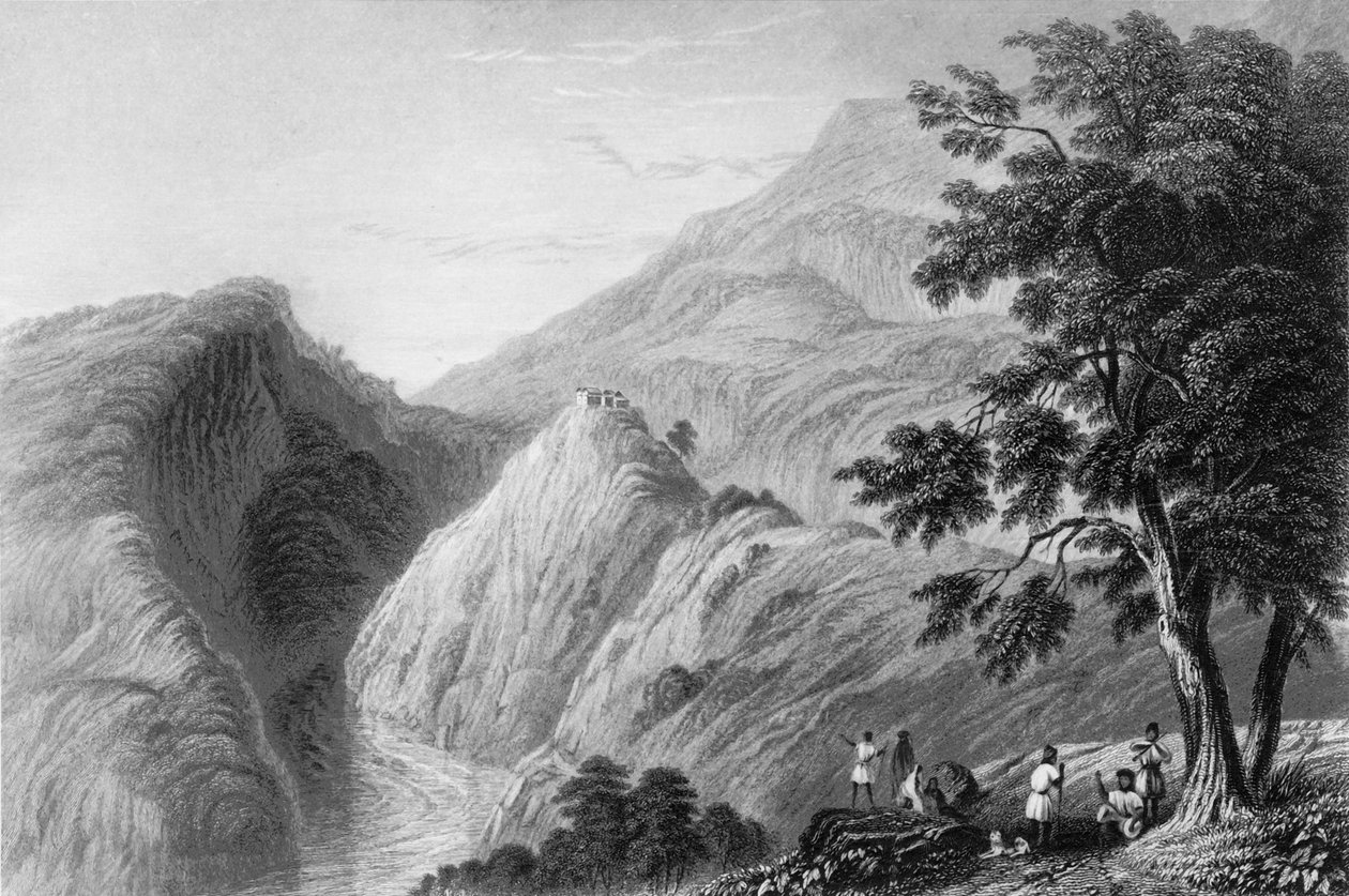"Näkymä Kursaleen lähellä", 1838. tekijältä George Francis White