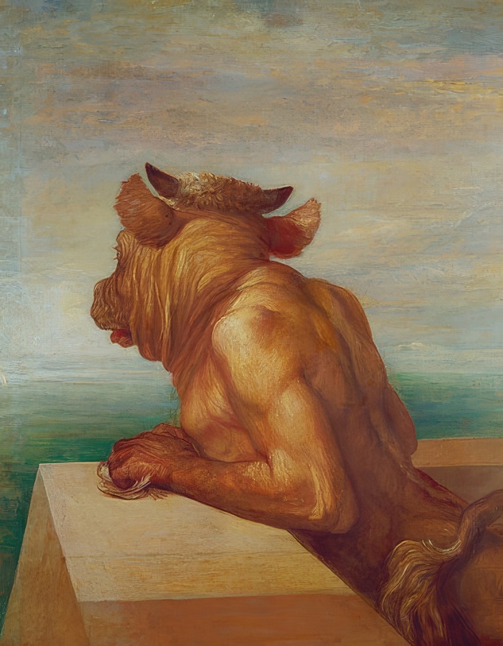 Minotaurus. 1885 tekijältä George Frederick Watts