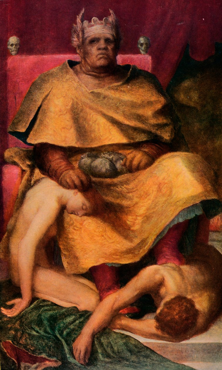 Mammon, c1884, 1912 tekijältä George Frederick Watts