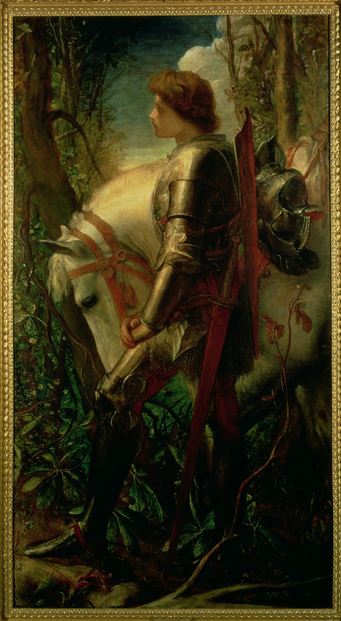 Huonekalut ja erilaiset esineet 1100- ja 1300-luvuilta tekijältä George Frederick Watts