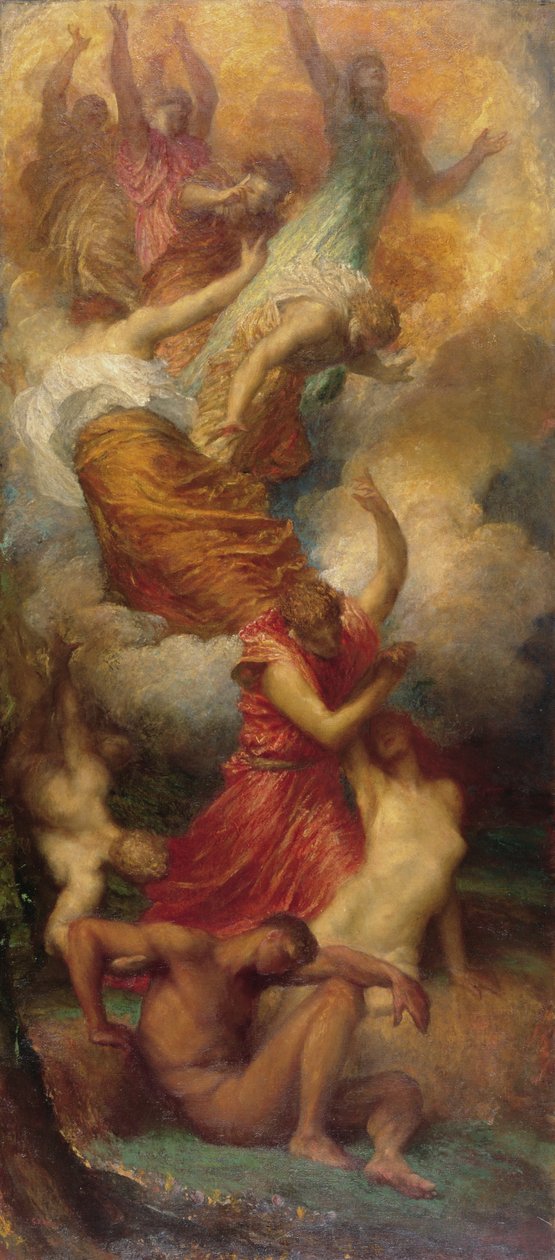 Huonekalut ja erilaiset esineet 1100- ja 1300-luvuilta tekijältä George Frederick Watts