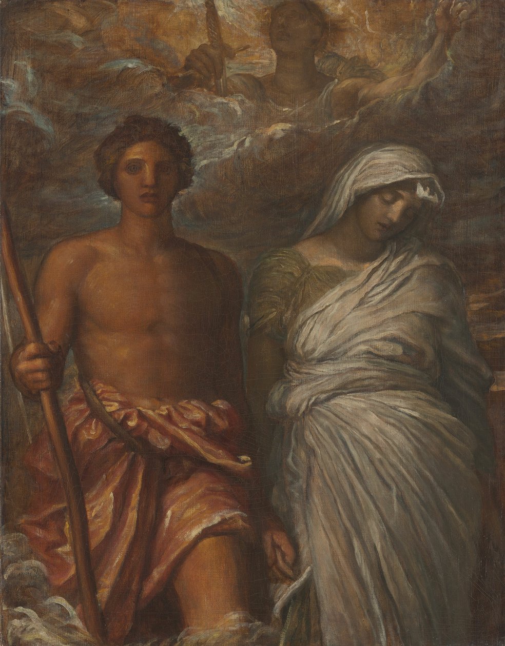 Aika, kuolema ja tuomio, 1866. tekijältä George Frederick Watts