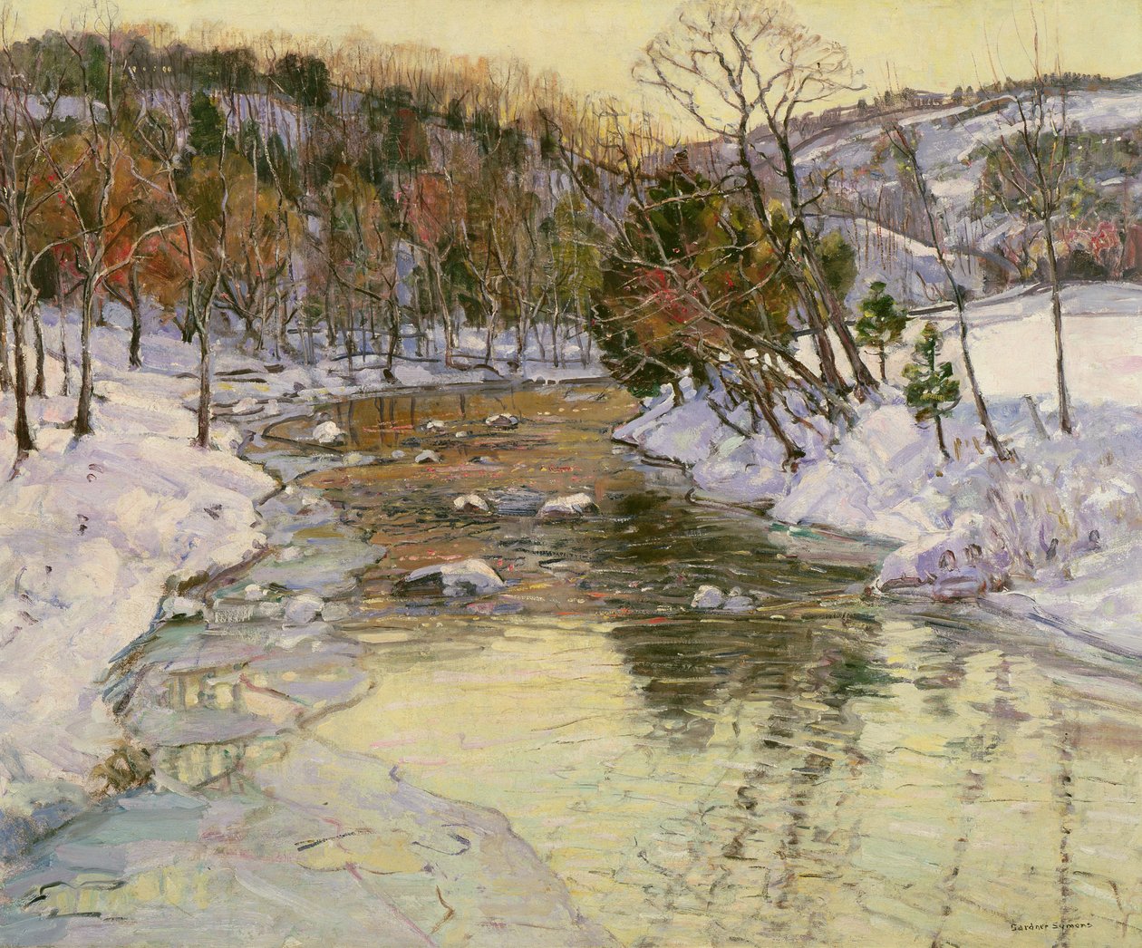 Talvimaisema tekijältä George Gardner Symons