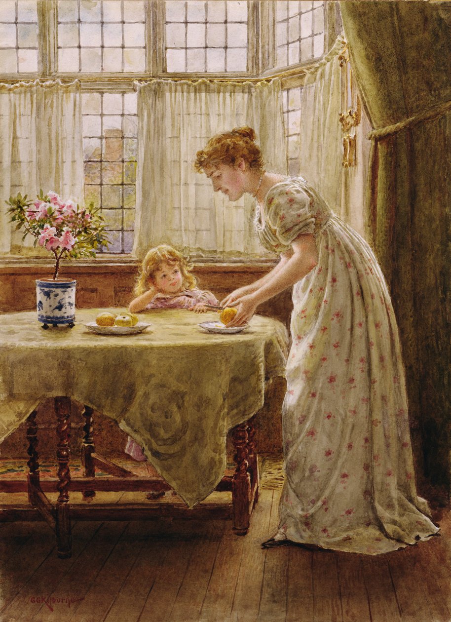 Iltapäivän herkku (wc paperilla) tekijältä George Goodwin Kilburne