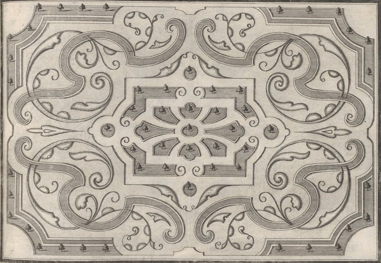 Gartten-kukkapenkit, 1697-1705. tekijältä George Hätzl