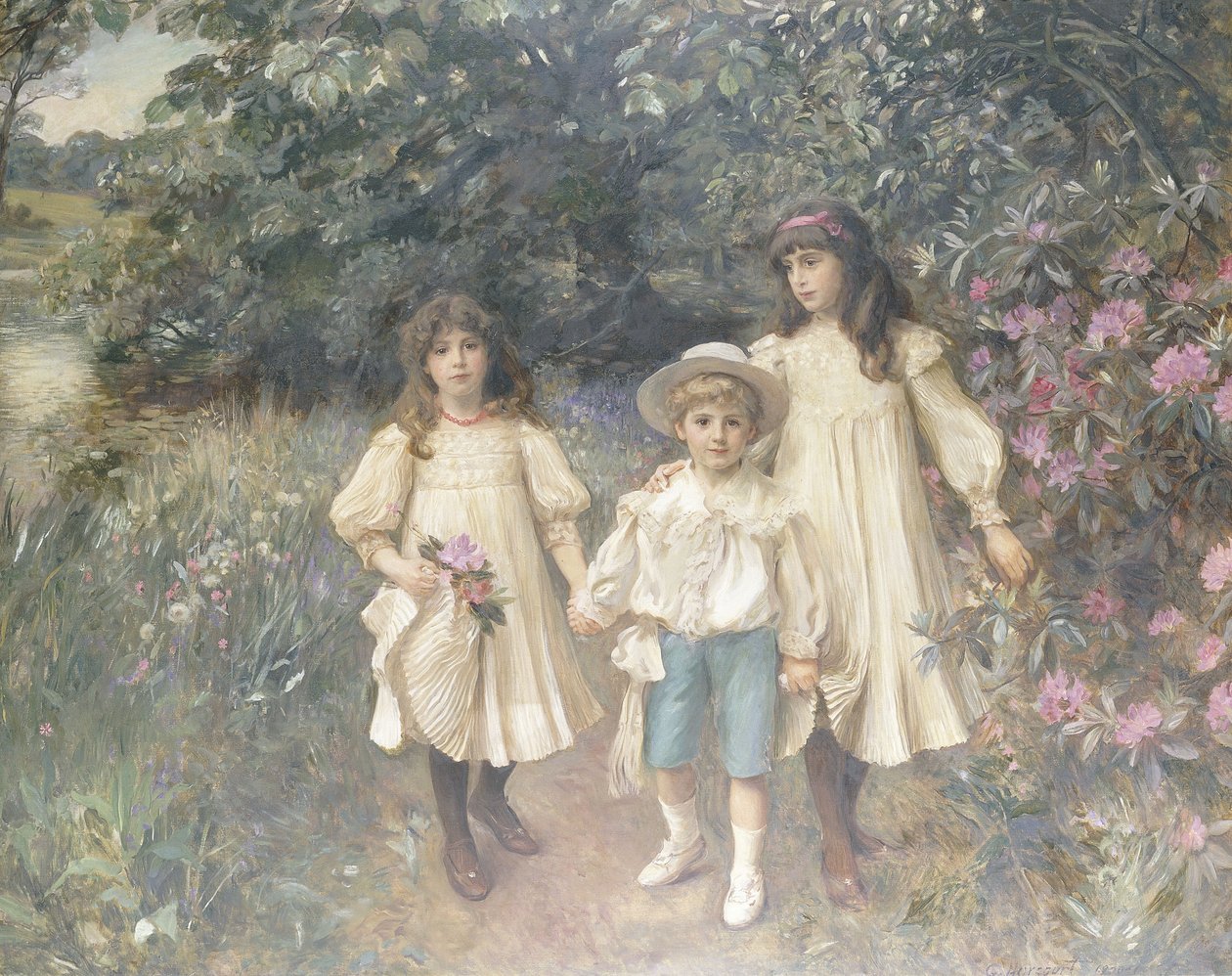 Meriel, Cynthia ja George (Perkins) tekijältä George Harcourt