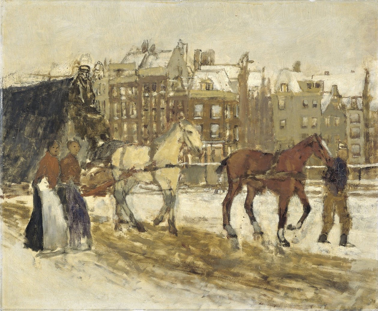 Rokin, Amsterdam tekijältä George Hendrik Breitner