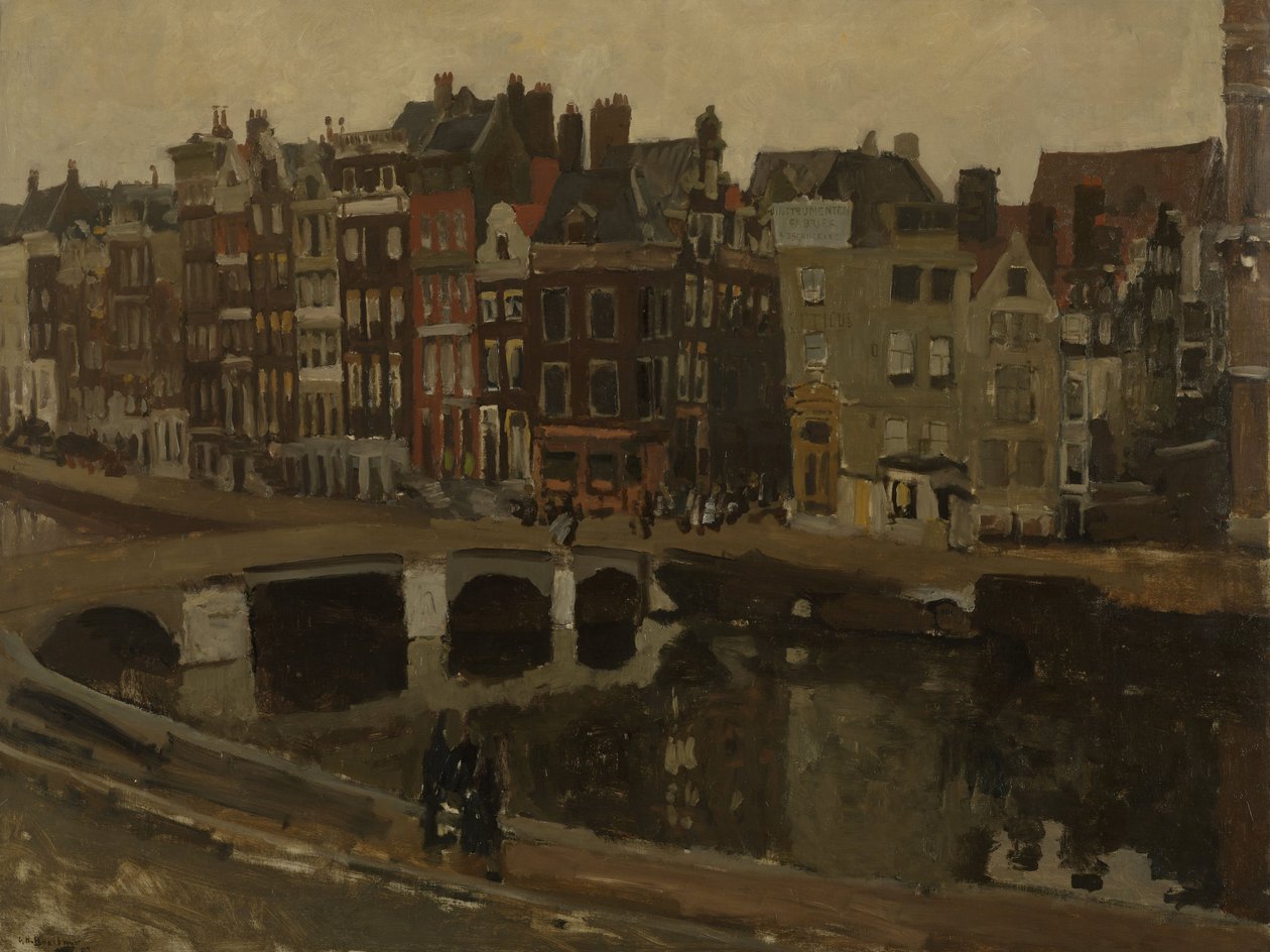 Rokin Amsterdamissa, 1897 tekijältä George Hendrik Breitner