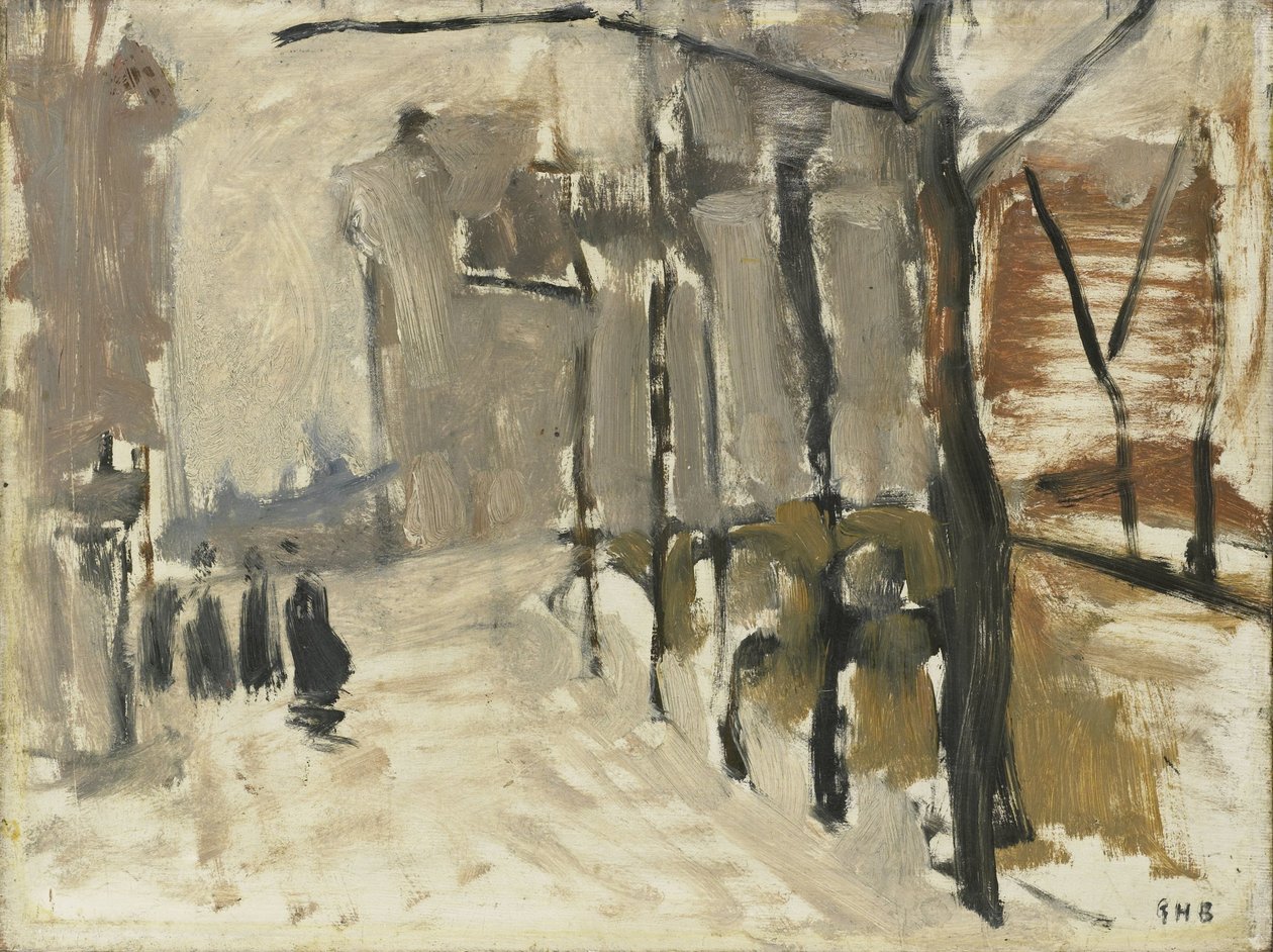 Näkymä Haagissa (?) tekijältä George Hendrik Breitner