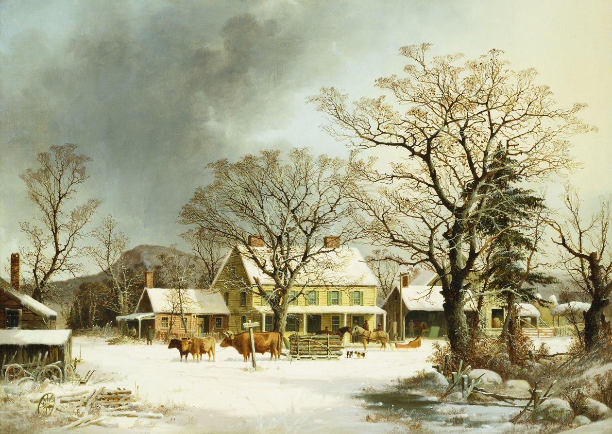 Seitsemän mailia Salemiin, 1863 tekijältä George Henry Durrie
