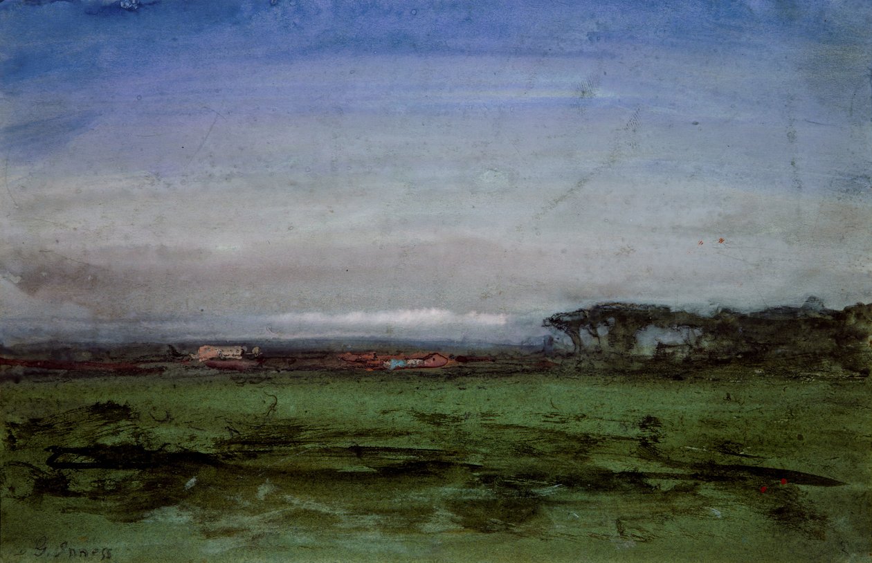 Campagnan toisella puolella, 1872. tekijältä George Inness