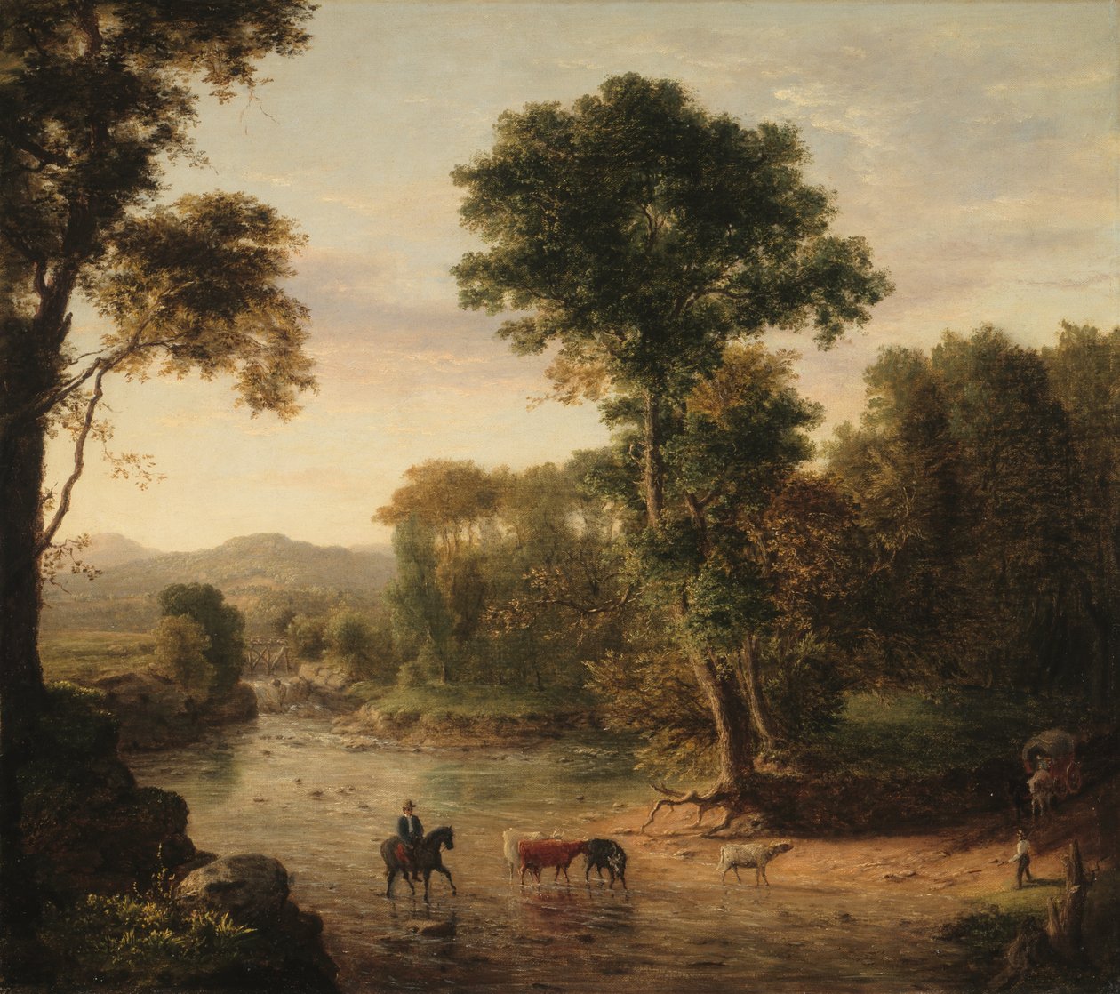 Fordin ylitys, 1848. tekijältä George Inness