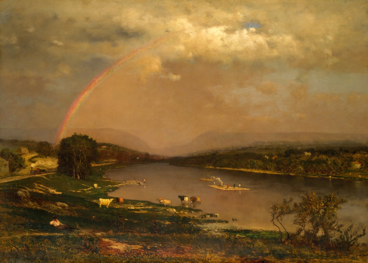Delaware Water Gap, 1861. tekijältä George Inness