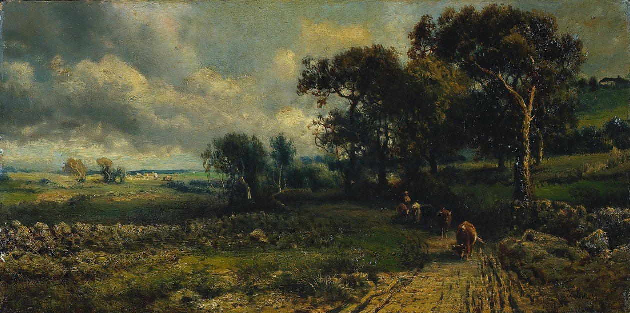 Pehmeät pilvet, 1881. tekijältä George Inness