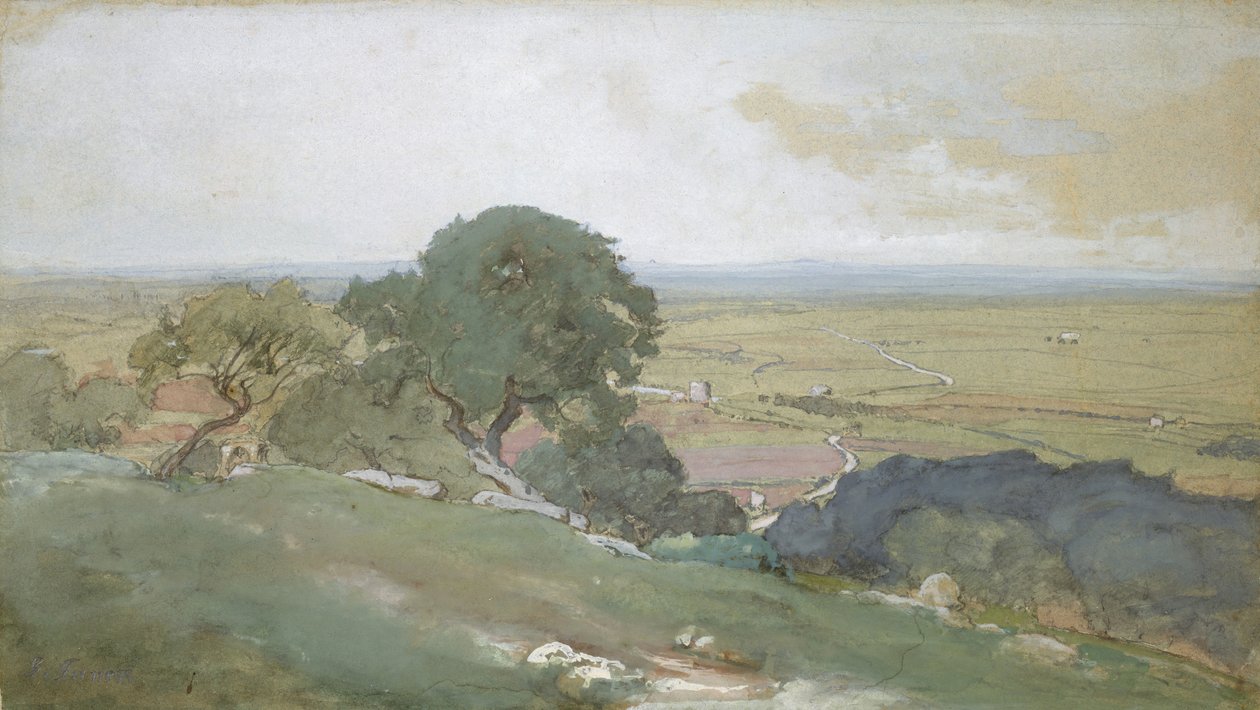 Oliivipuut Tivolissa, 1873. tekijältä George Inness