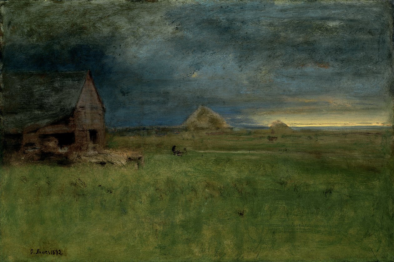 The Lonely Farm, Nantucket, 1892. tekijältä George Inness