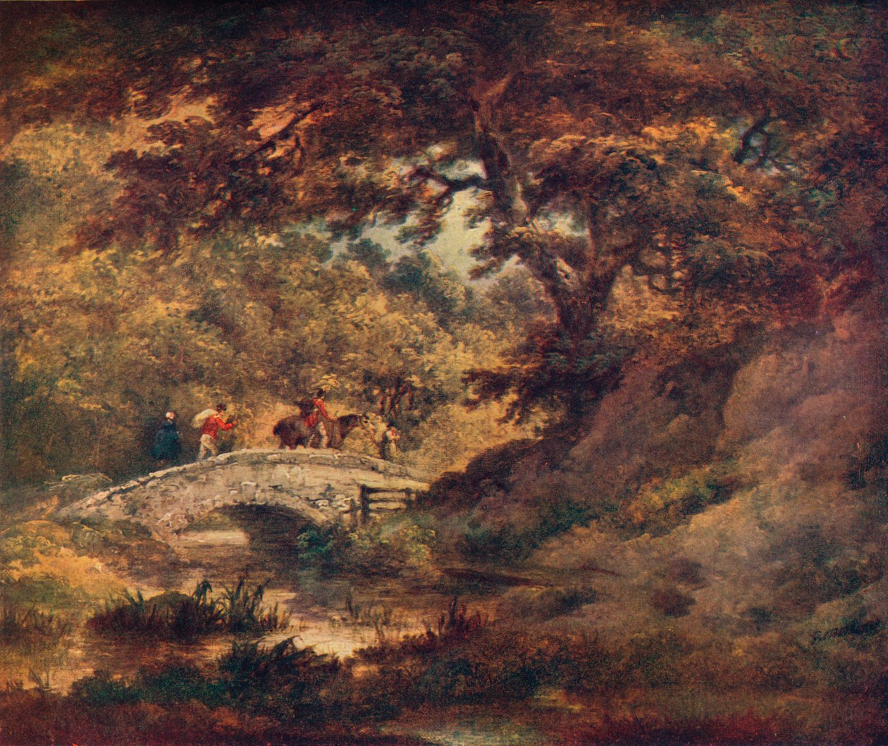 Metsäkohtaus, 1795 tekijältä George Morland
