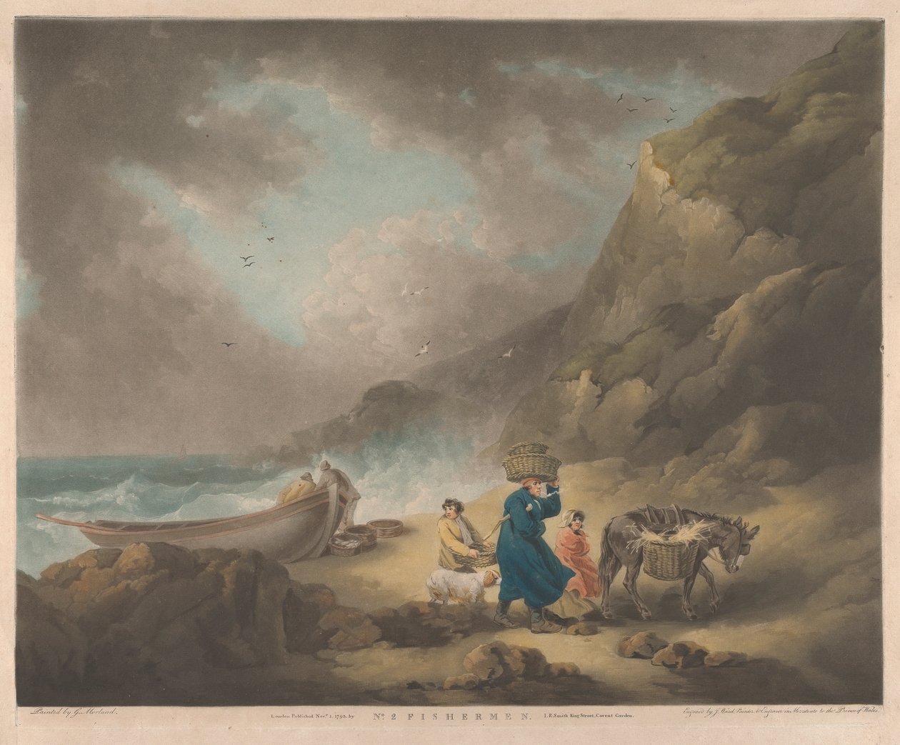 Kalastajat tekijältä George Morland