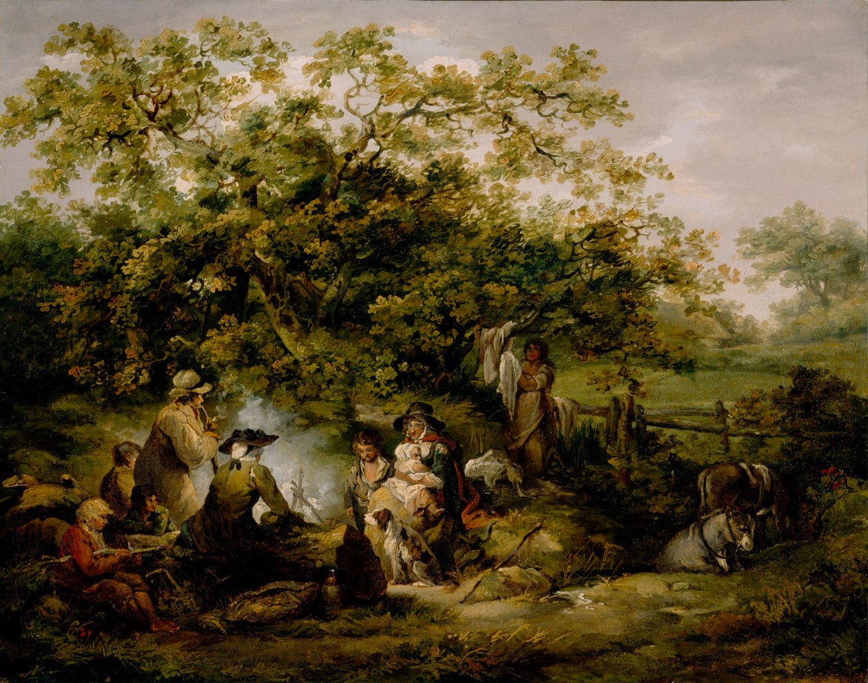 Mustalaisten leiri tekijältä George Morland