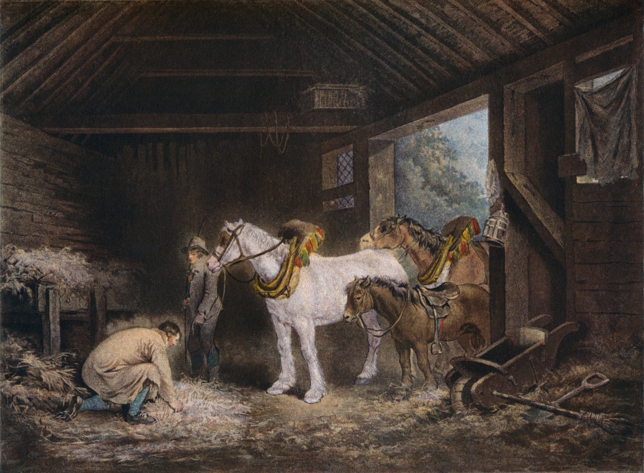 Maanviljelijöiden talli, 1791 1901 tekijältä George Morland