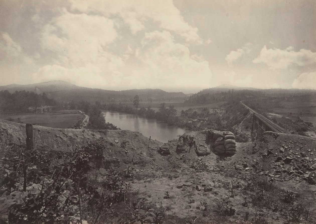 Allatoona dels Etawah, dècada de 1860. finlandès tekijältä George N. Barnard