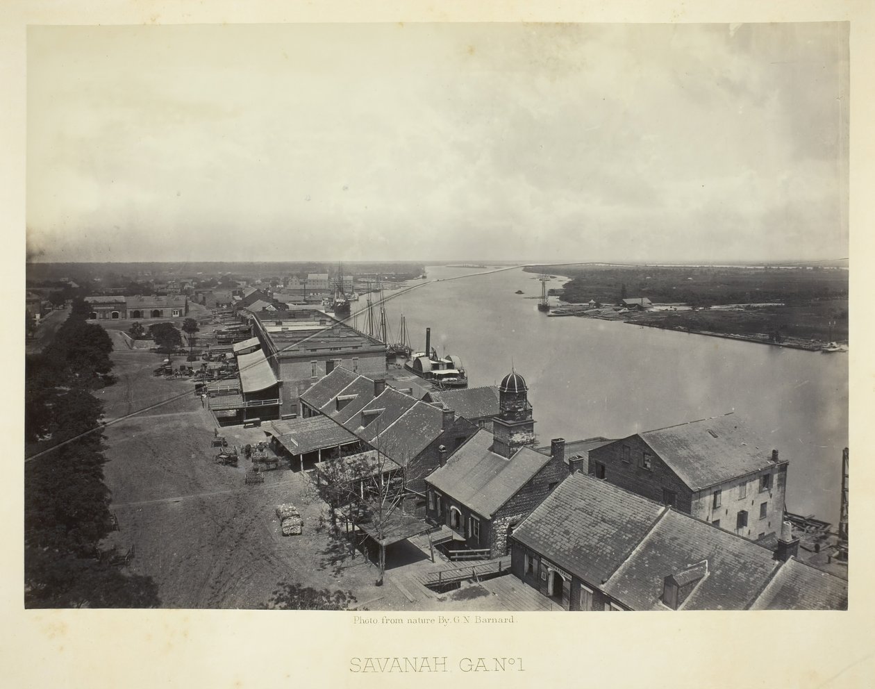Savannah, GA, nro 1, 1866. tekijältä George N. Barnard