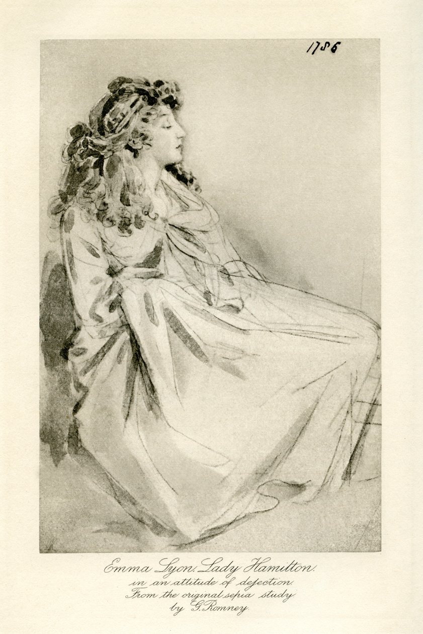 Emma Lady Hamilton tekijältä George Romney