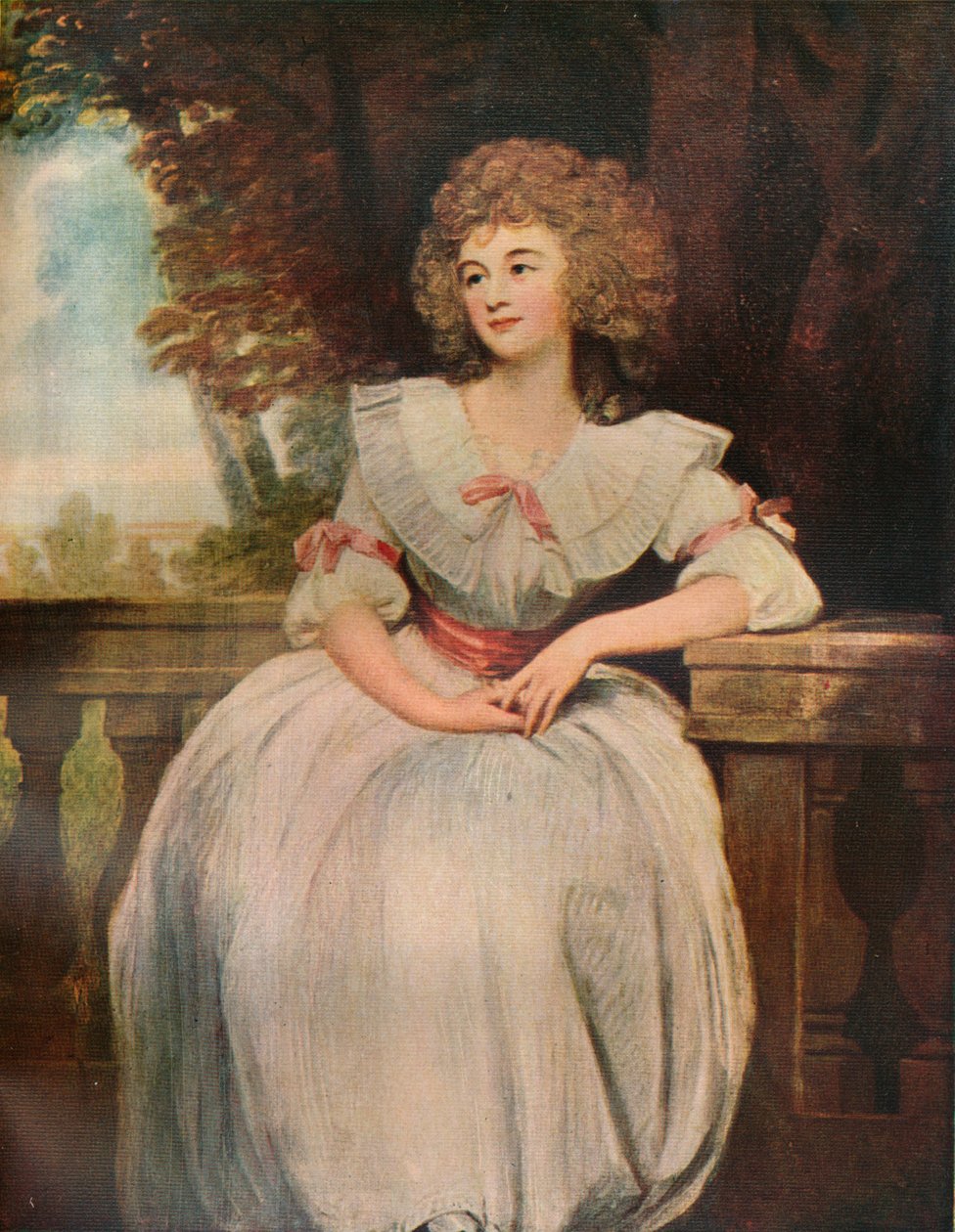 Rouva Mark Currie, 1789. tekijältä George Romney