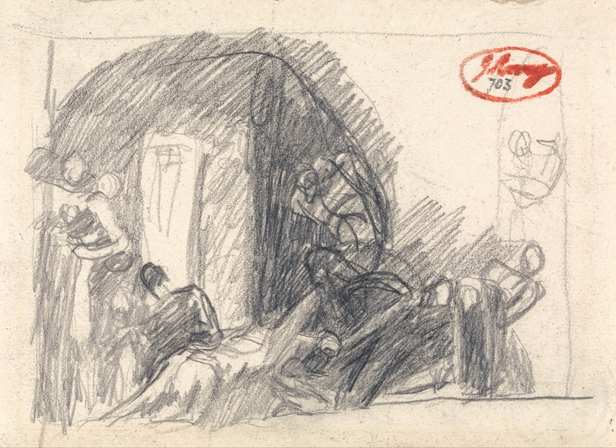 Vankilakohtaus tekijältä George Romney