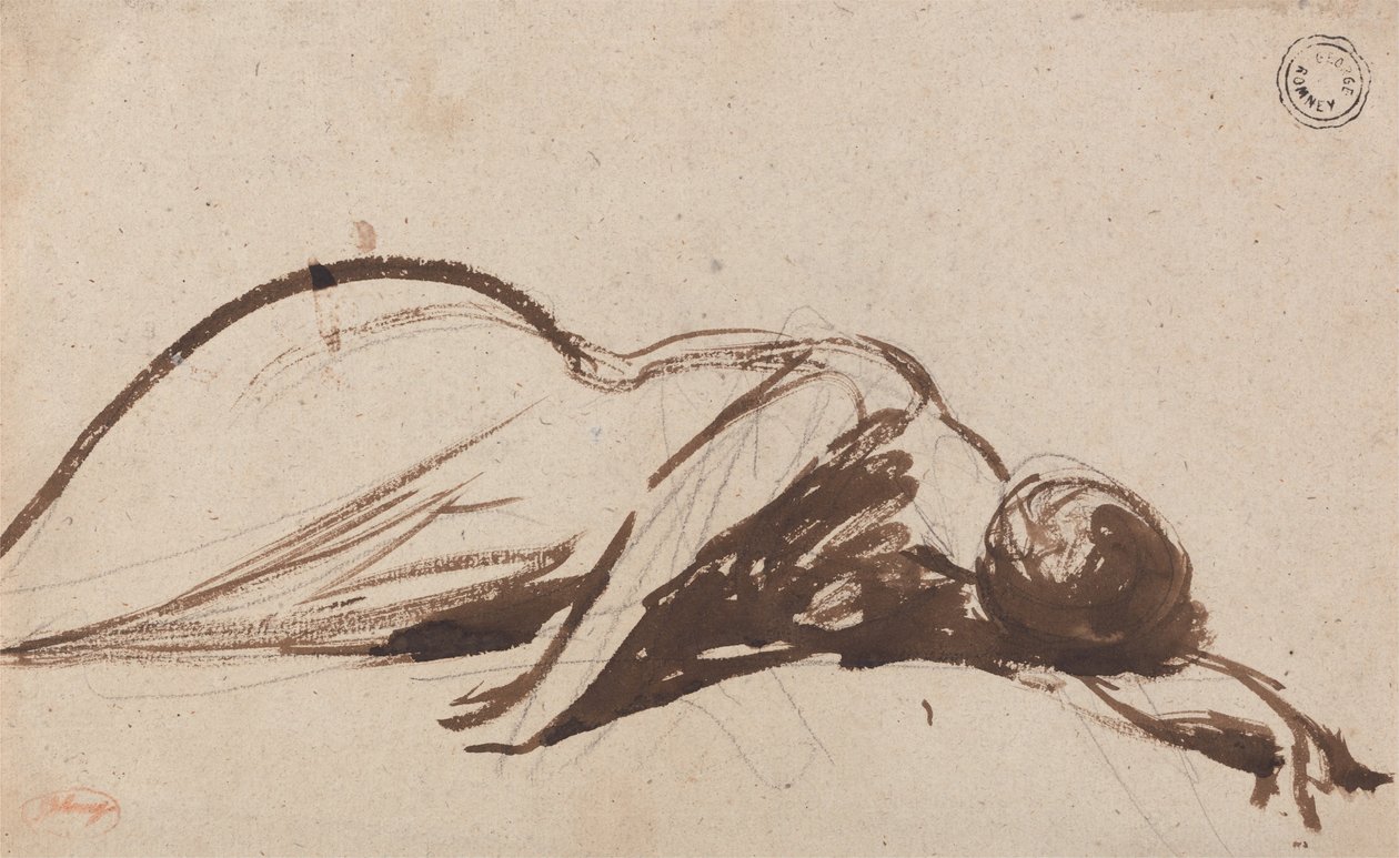 Prostrate nainen tekijältä George Romney