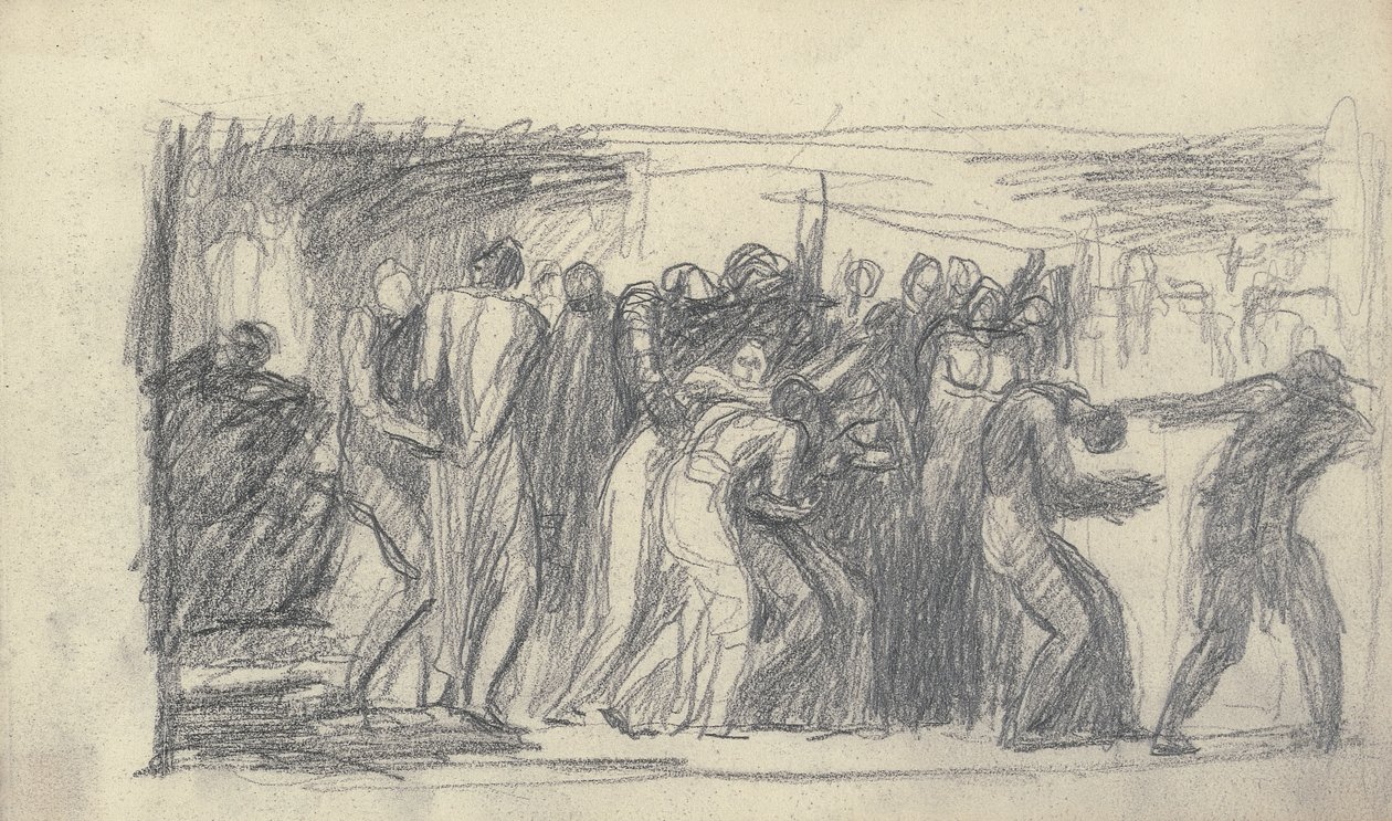 Luonnoskirjan piirustus tekijältä George Romney