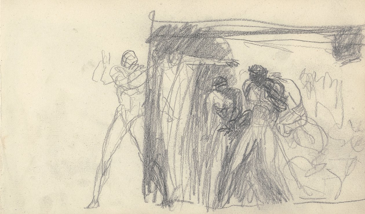 Luonnoskirjan piirustus tekijältä George Romney