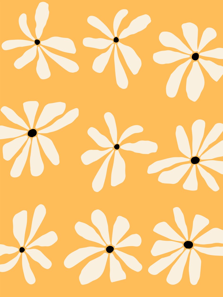 Flower Power, 2023 (maalaus kankaalle) tekijältä George Rosaly