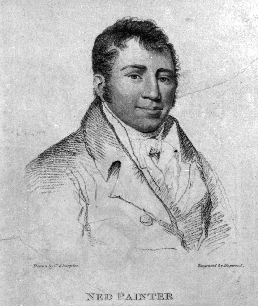 Ned Painter, kaiverrus Hopwood tekijältä George Sharples