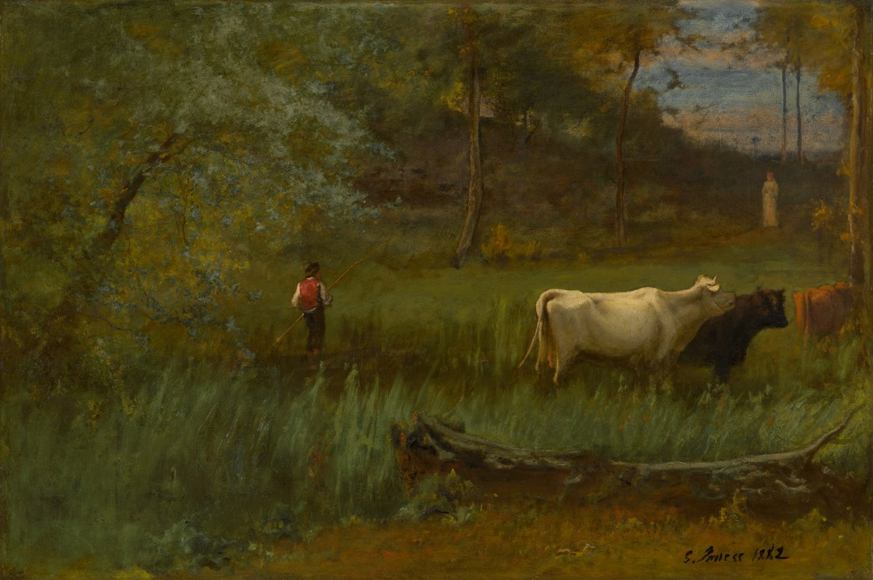 Pastoraali, n. 1882-1885 tekijältä George Snr. Inness