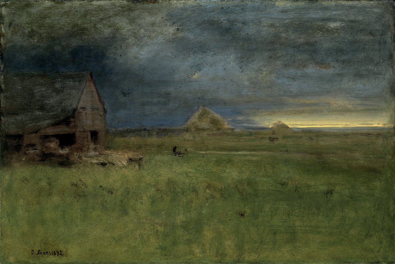 The Lonely Farm, Nantucket, 1892 tekijältä George Snr. Inness