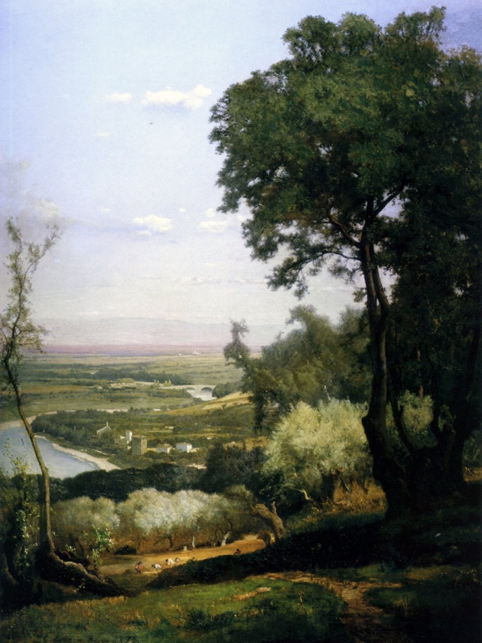 Näkymä Perugia, Italia tekijältä George Snr. Inness