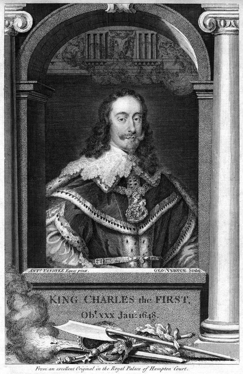 Charles I Englannista. tekijältä George Vertue