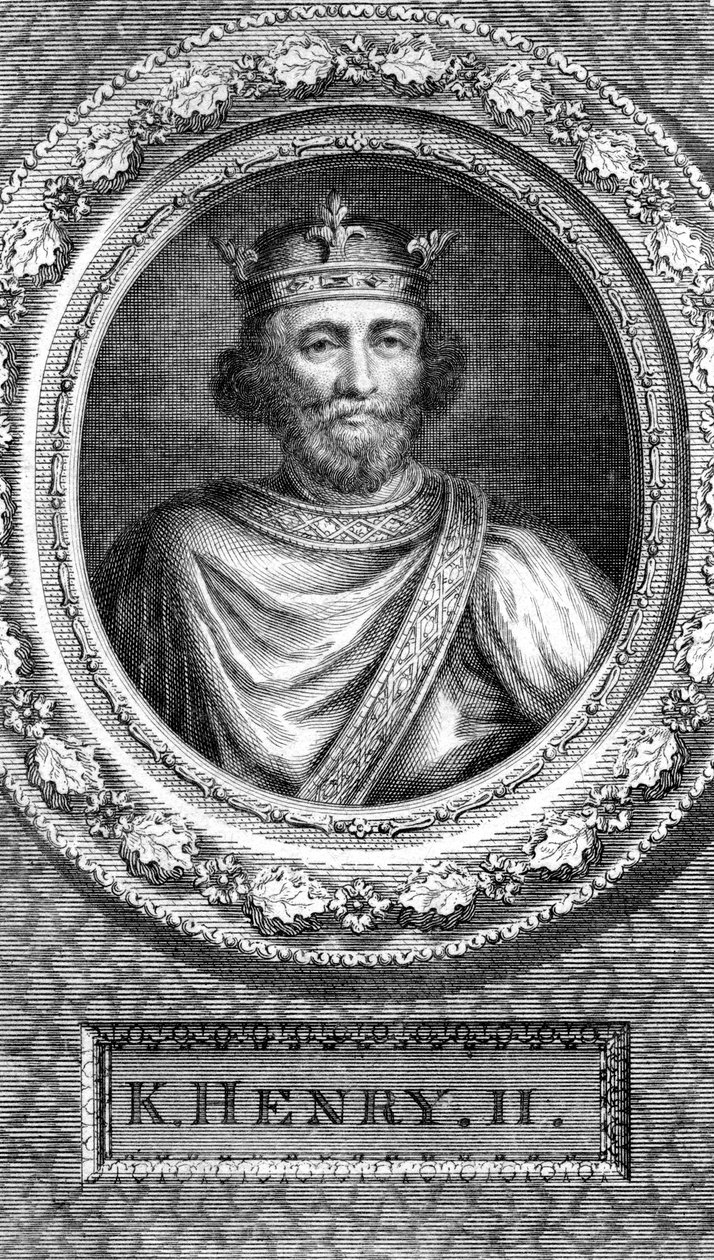 Henrik II, Englannin kuningas. tekijältä George Vertue