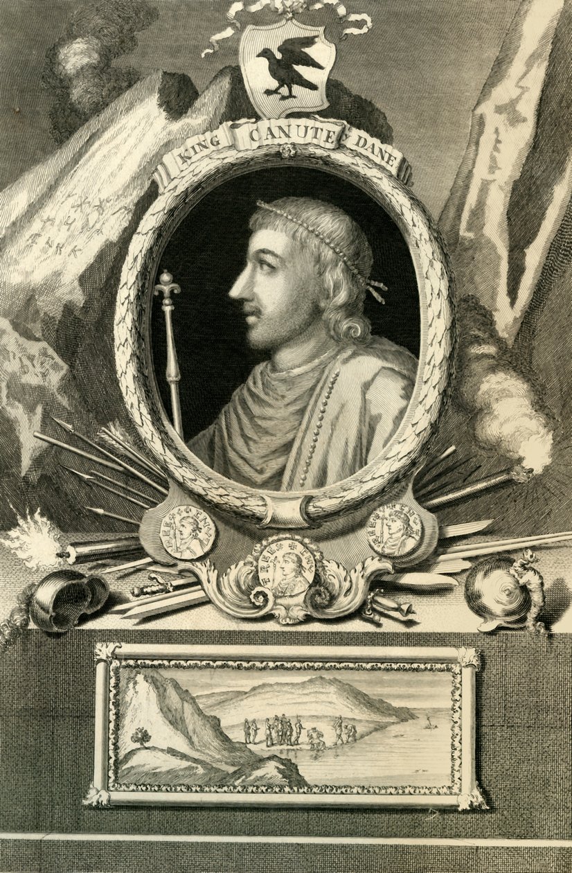 Tanskan kuningas Kanuutti, 1732. tekijältä George Vertue