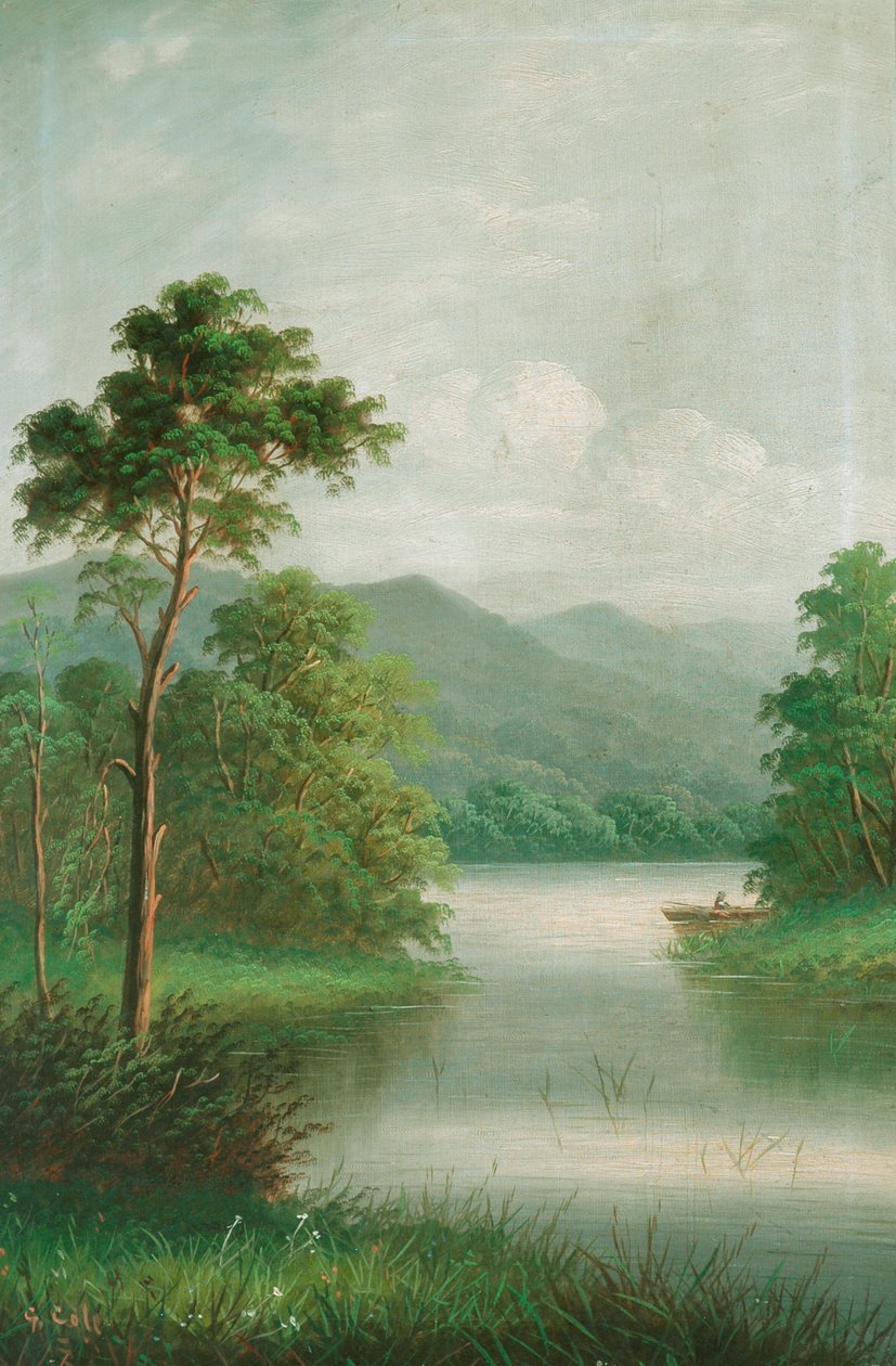 Vene joella, 1801 tekijältä George Vicat Cole