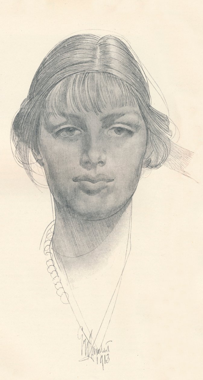 Kaunis tyttö, vuodelta 1914. tekijältä George Washington Lambert