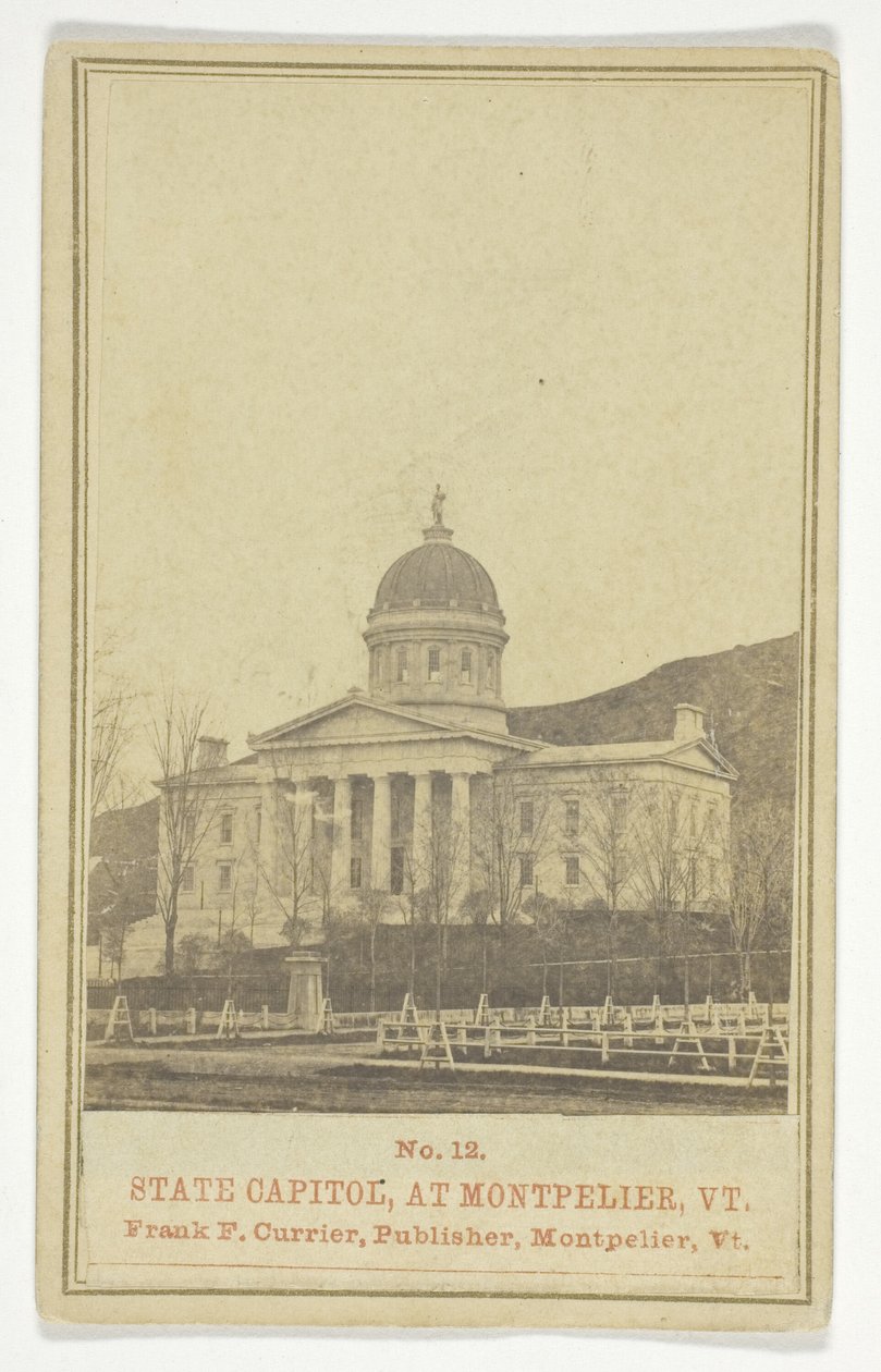 Osavaltion Capitol Montpelierissä, VT. tekijältä George Watson