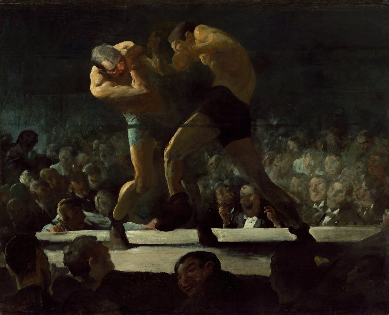Klubiilta, 1907. tekijältä George Wesley Bellows