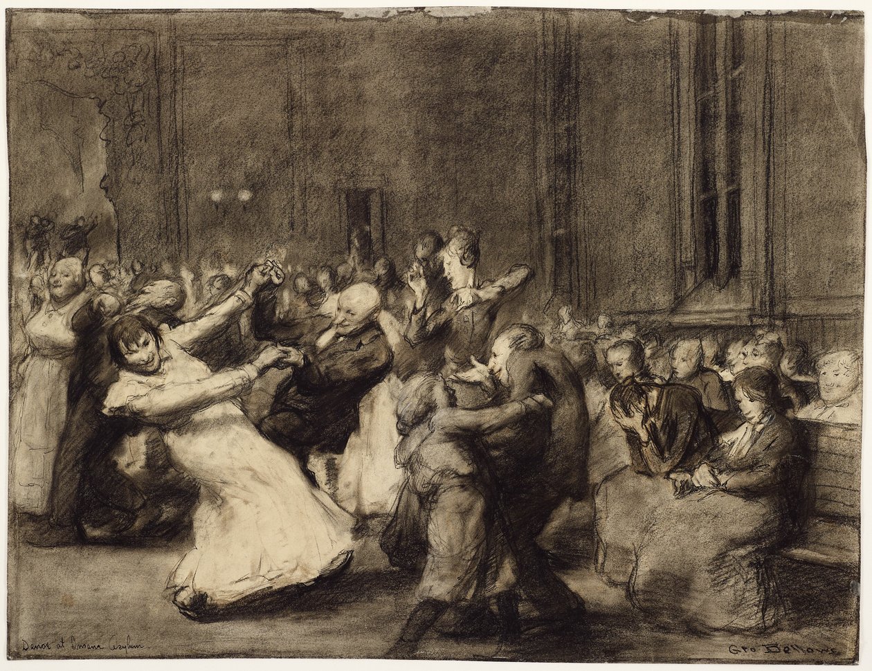 Tanssi Insane Asylumissa tekijältä George Wesley Bellows