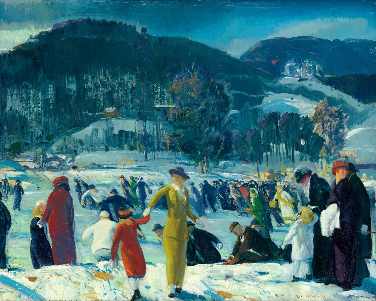 Talven rakkaus, 1914. tekijältä George Wesley Bellows