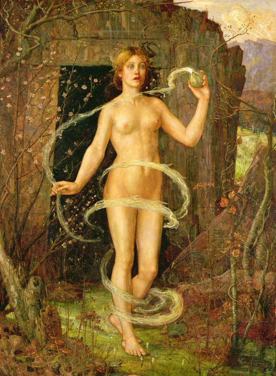 Spring Witch, n. 1880 (öljy kankaalle) tekijältä George Wilson