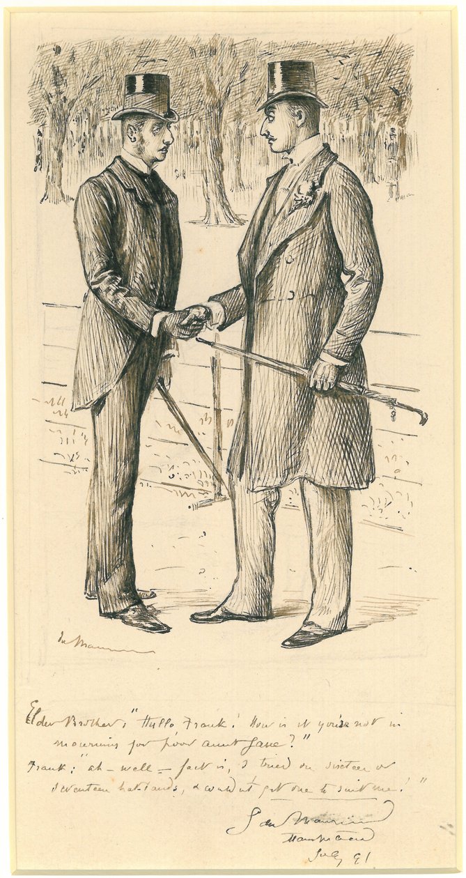 Hei Frank!, 1891 tekijältä George du Maurier