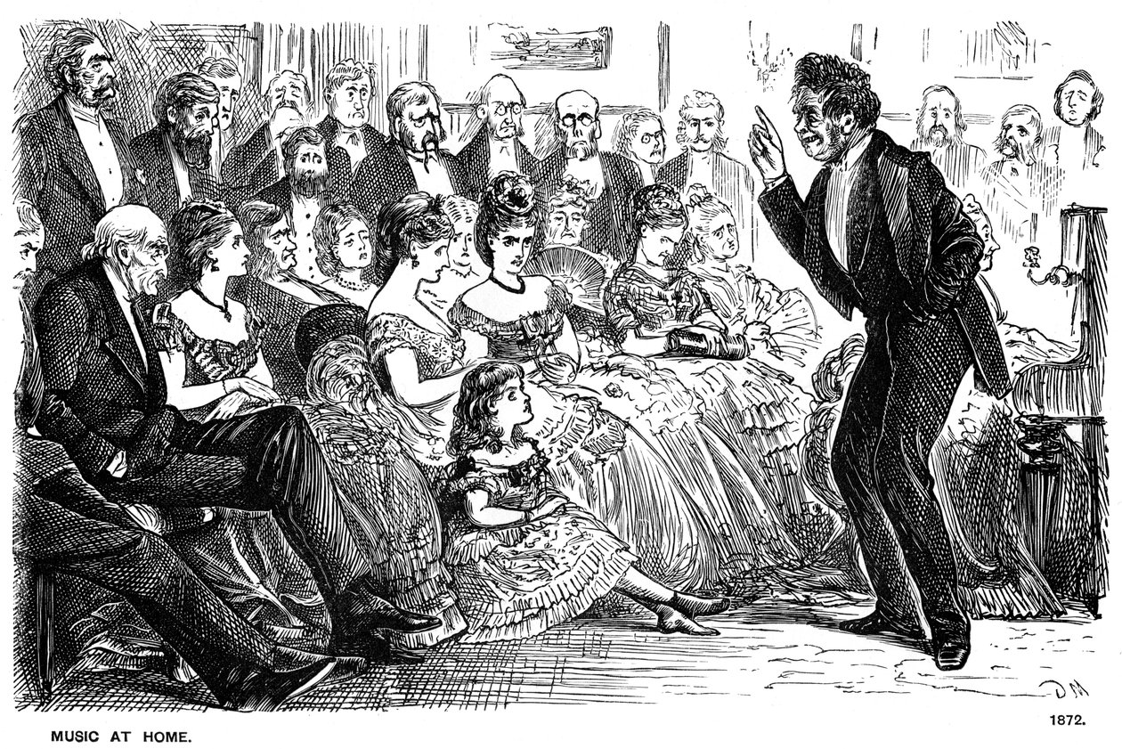 Musiikkia kotona, 1872 1891 tekijältä George du Maurier